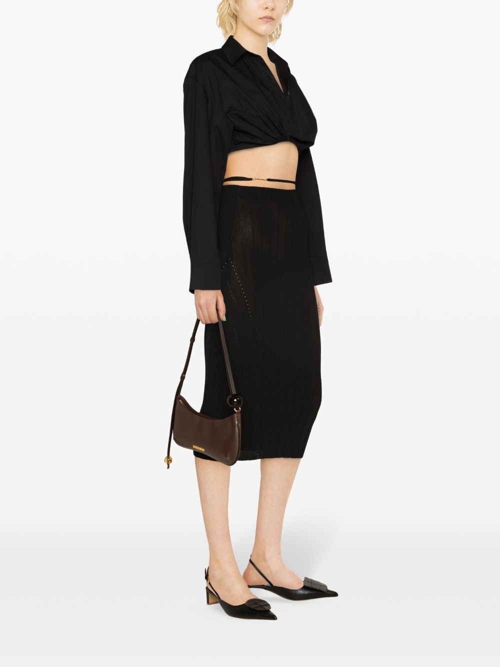 Jacquemus La Jupe Pralu midi skirt