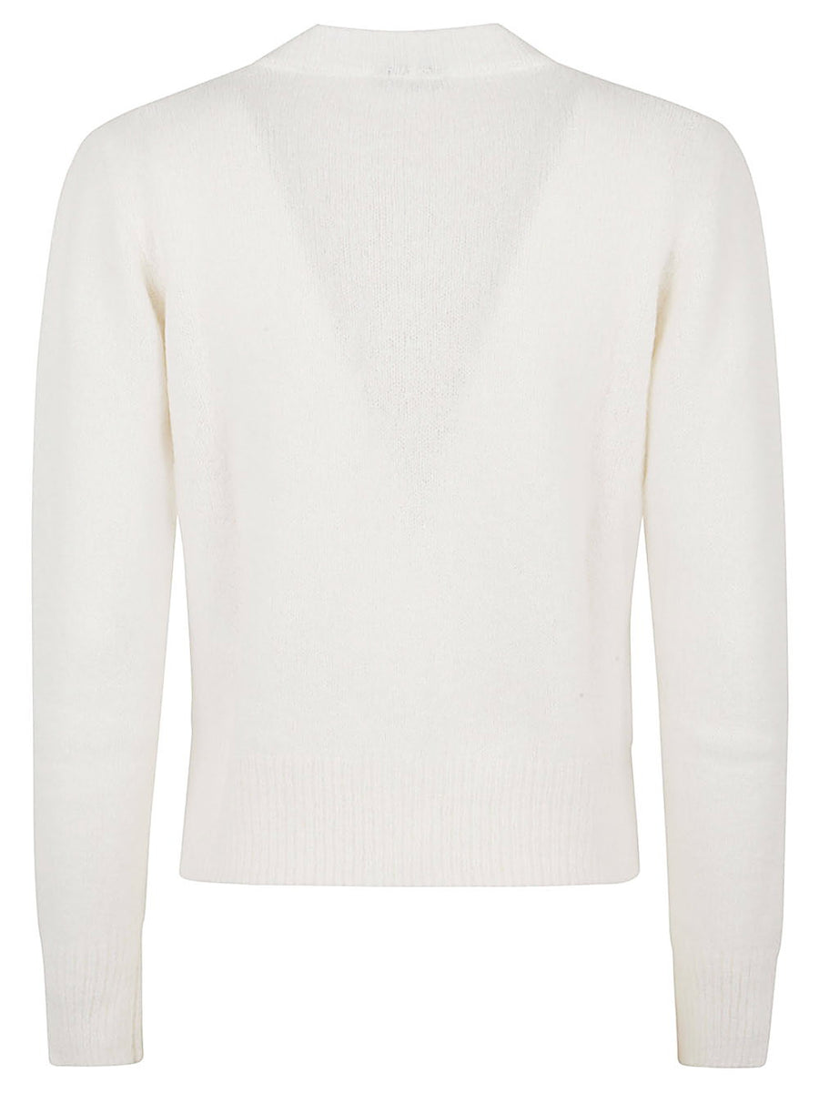 Base Wool Alpaca Blend V-Neck Cardigan For Women Luxurious Everyday Layering Soft Comfortable All-Season Wear