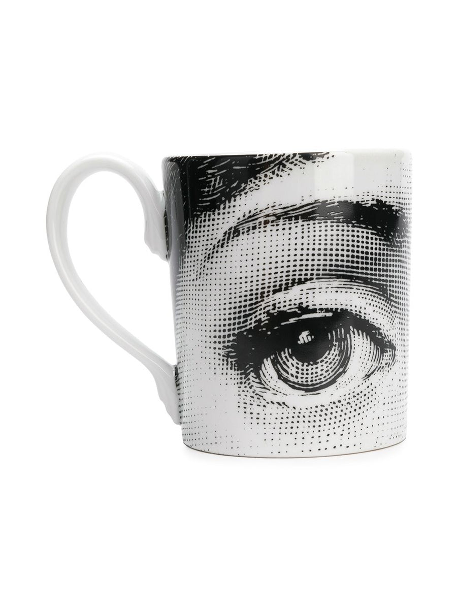 Fornasetti Eyes Mug Hand Decorated Porcelain Luxurious Collectible Gift For Women