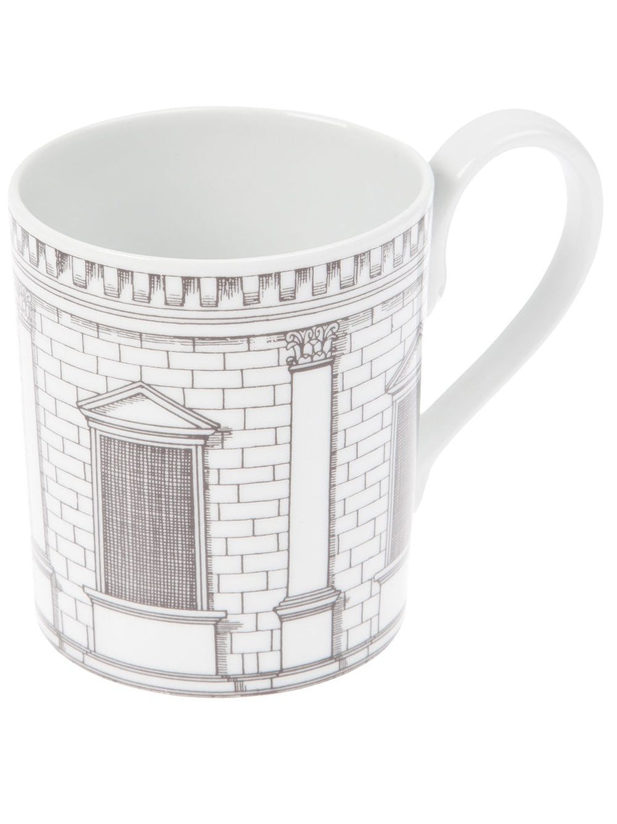 Fornasetti Mug Architettura Handcrafted Porcelain Architectural Art Collectible For Design Lovers