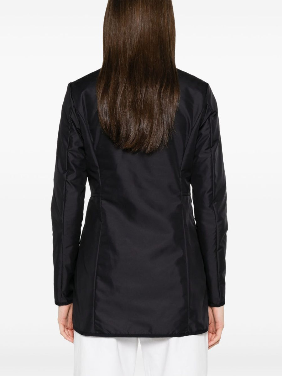 Fay Car Coat Navy For Women Premium Versatile Outerwear With Front Zip And High Neck
