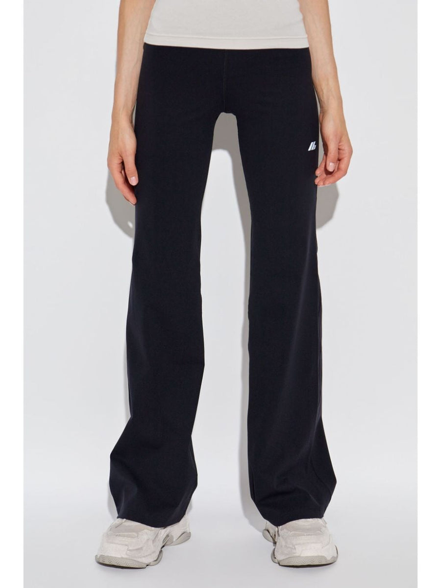 Balenciaga Elastic Waist Flared Track Trousers For Women With Sleek Urban Style And All Day Comfort