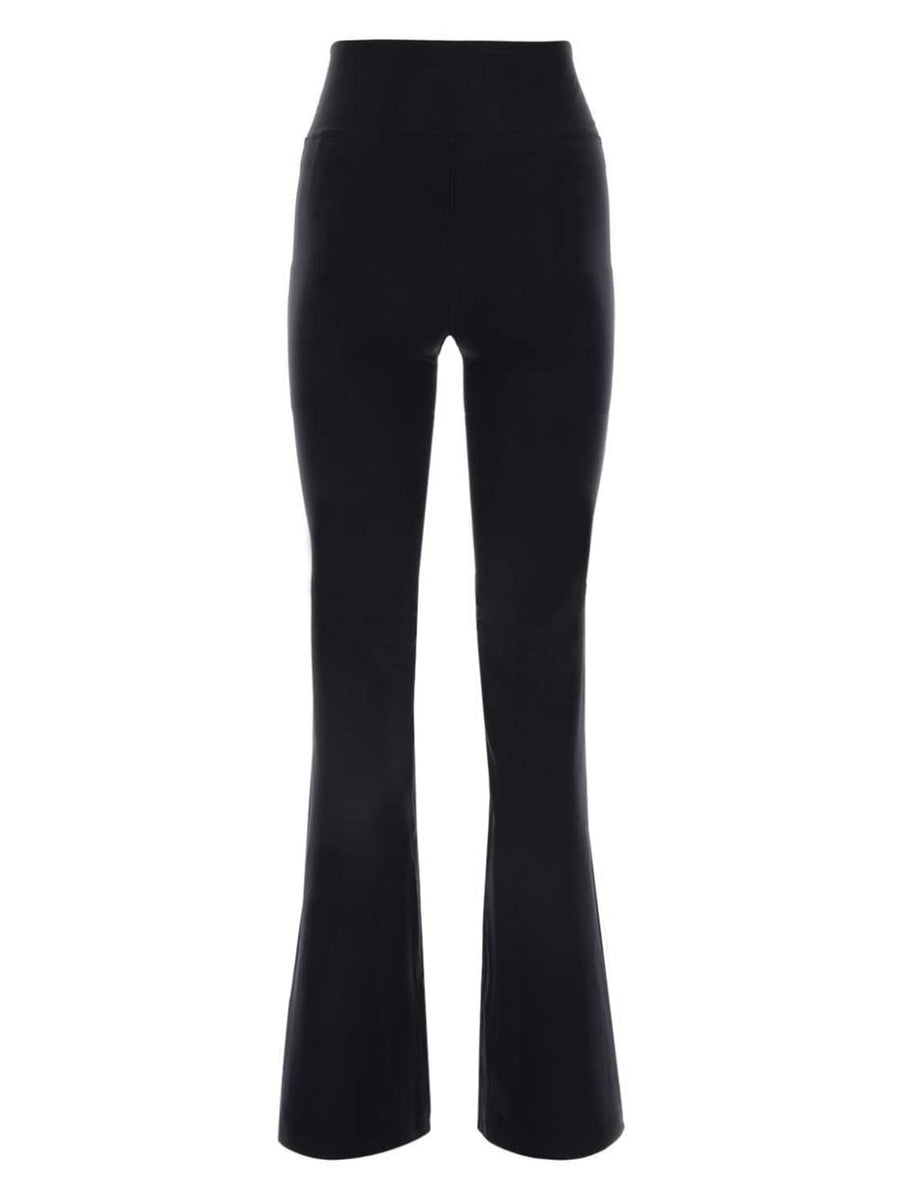 Balenciaga Elastic Waist Flared Track Trousers For Women With Sleek Urban Style And All Day Comfort