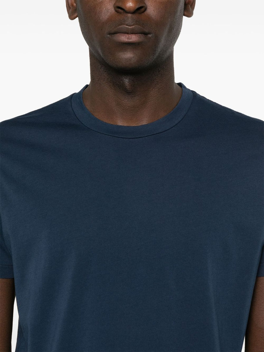 Finamore 1925 Napoli Cotton T Shirt Navy For Men Premium Jersey Tee Everyday Essential