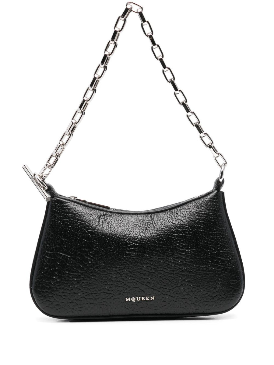 Alexander McQueen Mini T Bar Bag Luxurious Lambskin Clutch Top Zip On The Go For Women