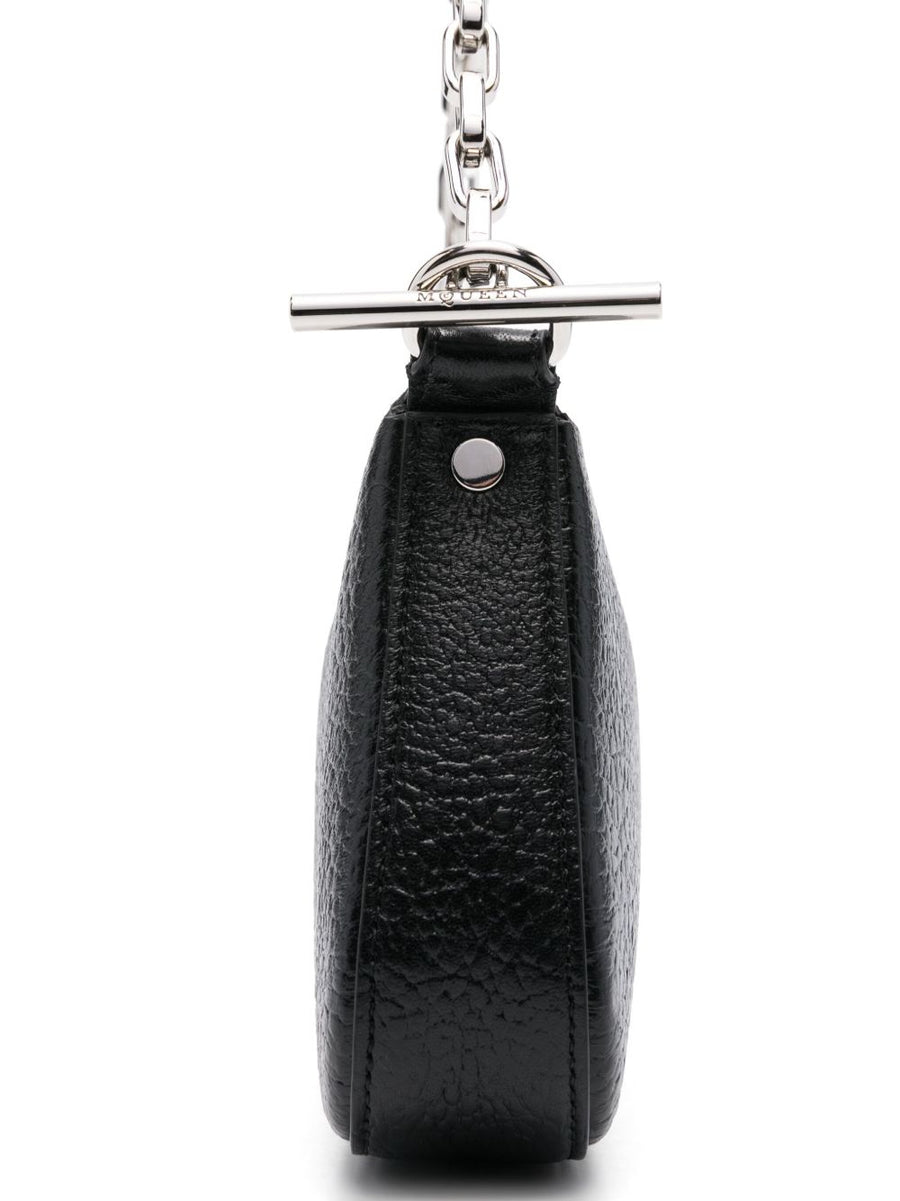 Alexander McQueen Mini T Bar Bag Luxurious Lambskin Clutch Top Zip On The Go For Women