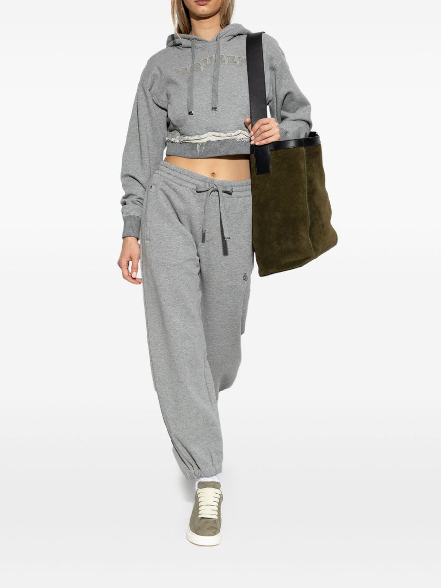 Alexander McQueen Logo-Embroidered Track Pants For Women - Luxurious Comfort, Refined Streetwear