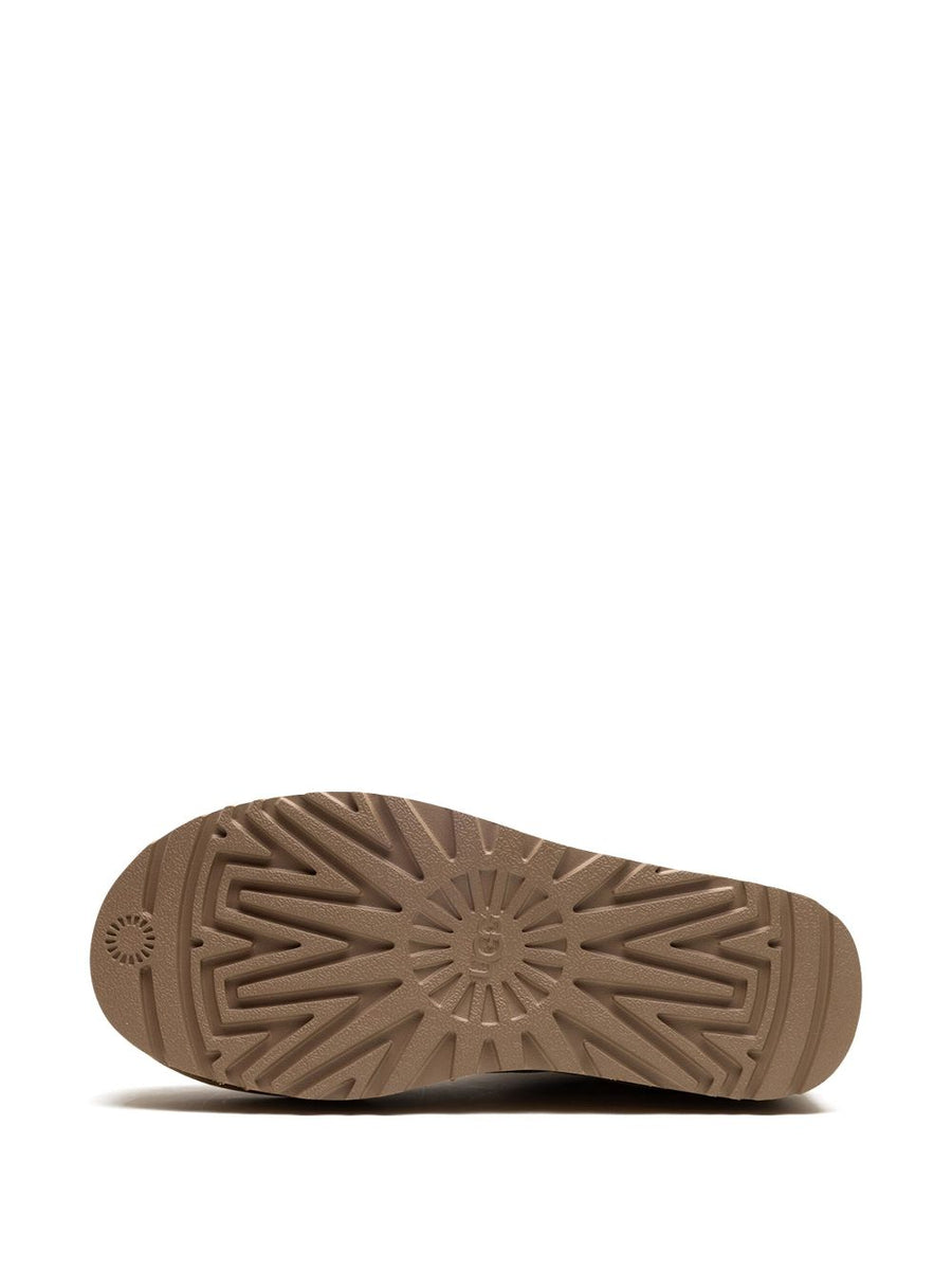 UGG Classic Ultra Mini Platform Boots Beige Suede Iconic Comfort Discreet Platform Lift Women