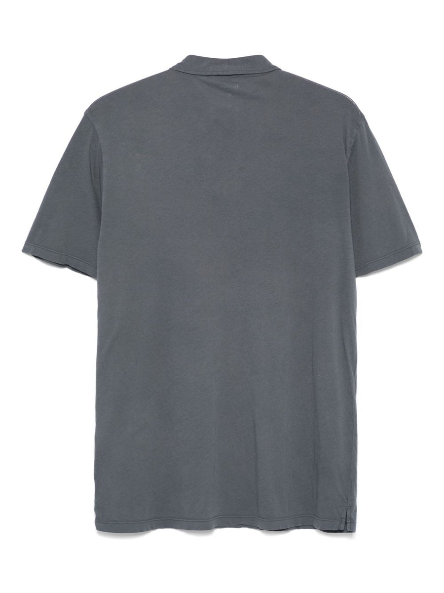 Hartford Light polo in Steel blue