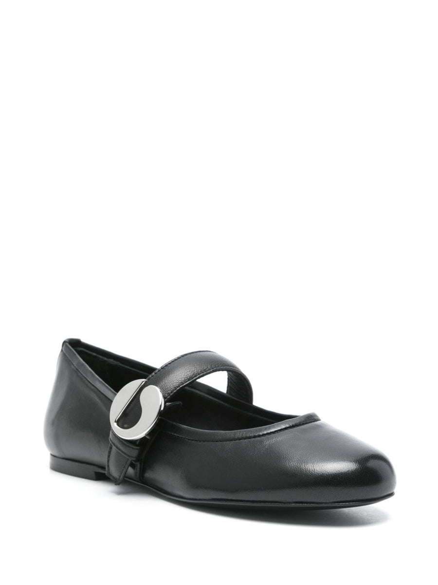 Coperni Leather Ballet Flats For Women Timeless Versatile Everyday Luxury With Logo Buckle