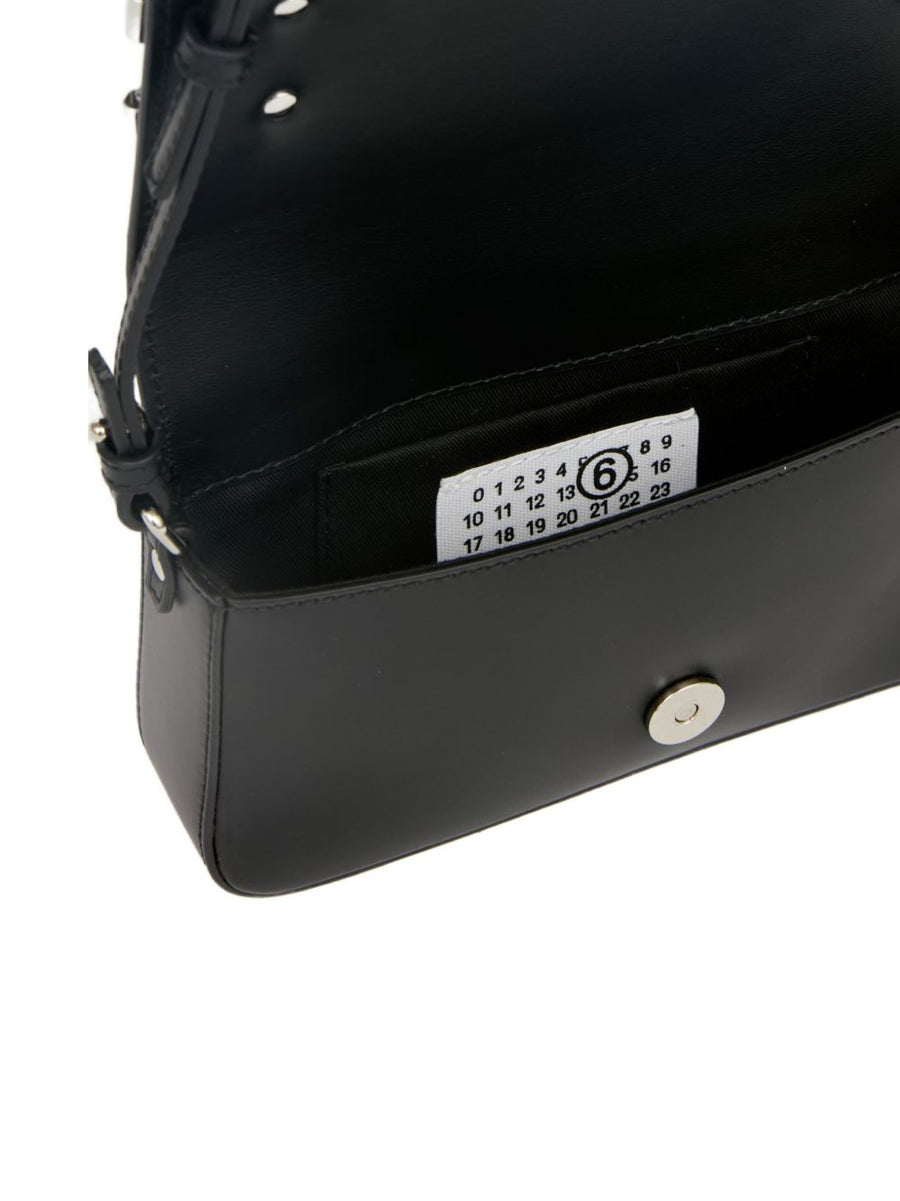 MM6 Maison Margiela Bracelet Shoulder Bag For Women Versatile Compact Calf Leather Day To Night