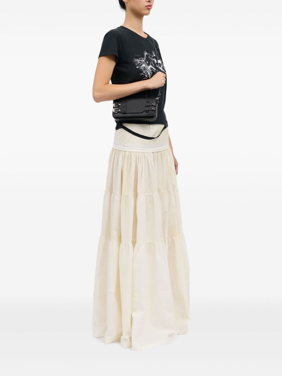 MM6 Maison Margiela Bracelet Shoulder Bag For Women Versatile Compact Calf Leather Day To Night