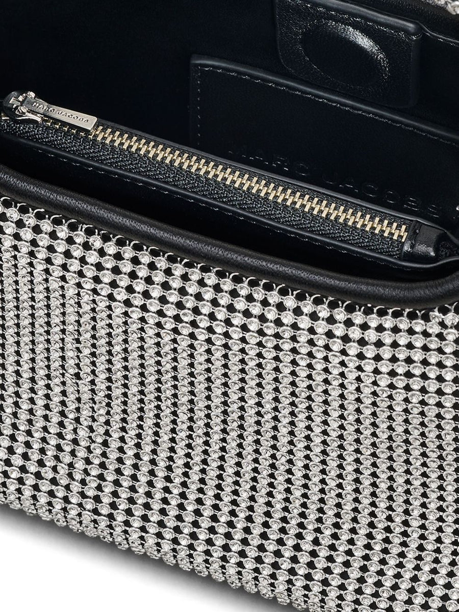 Marc Jacobs Rhinestone Mini Sack Bag Glamorous Crystal Evening Handbag For Women
