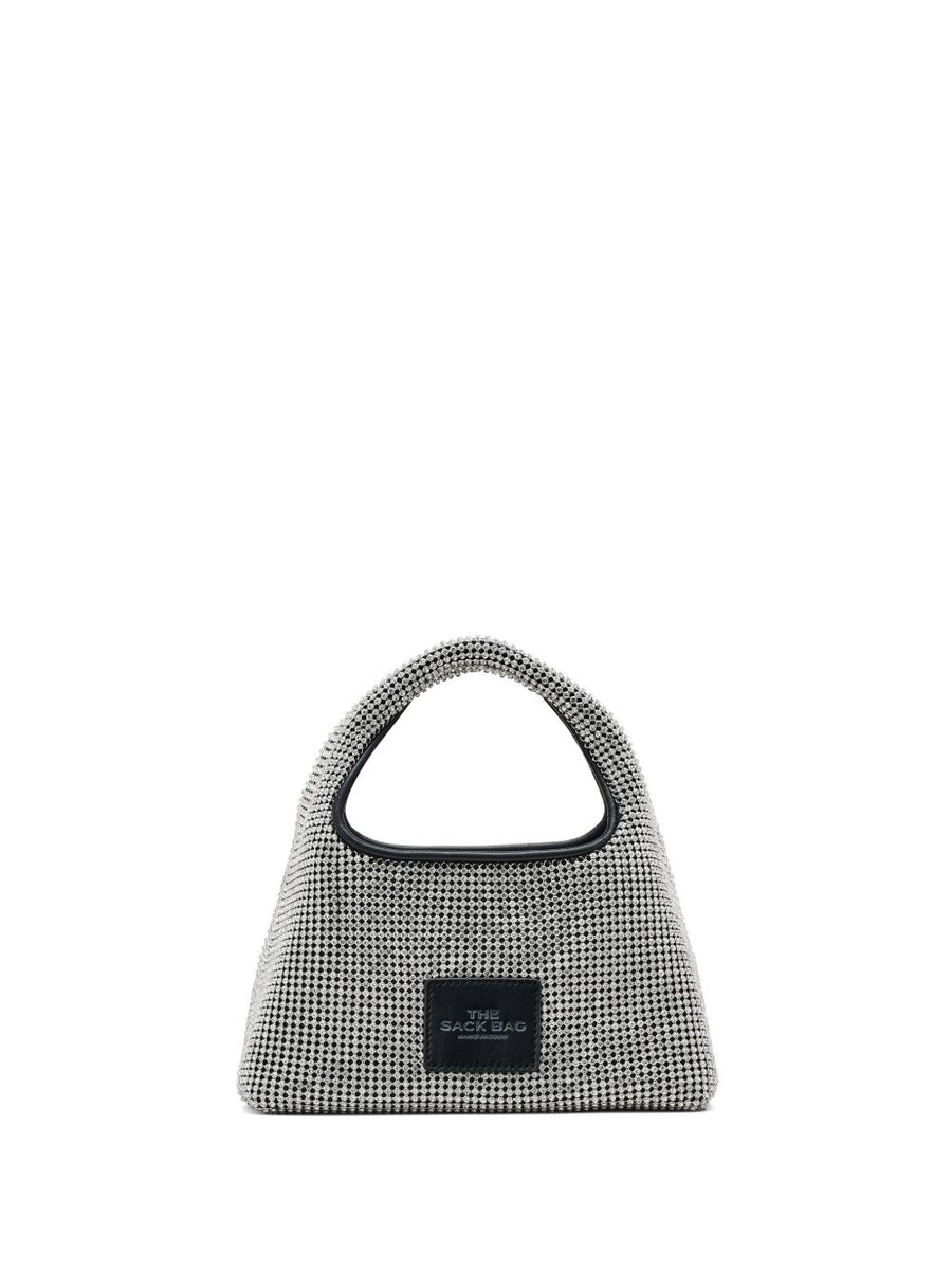 Marc Jacobs Rhinestone Mini Sack Bag Glamorous Crystal Evening Handbag For Women