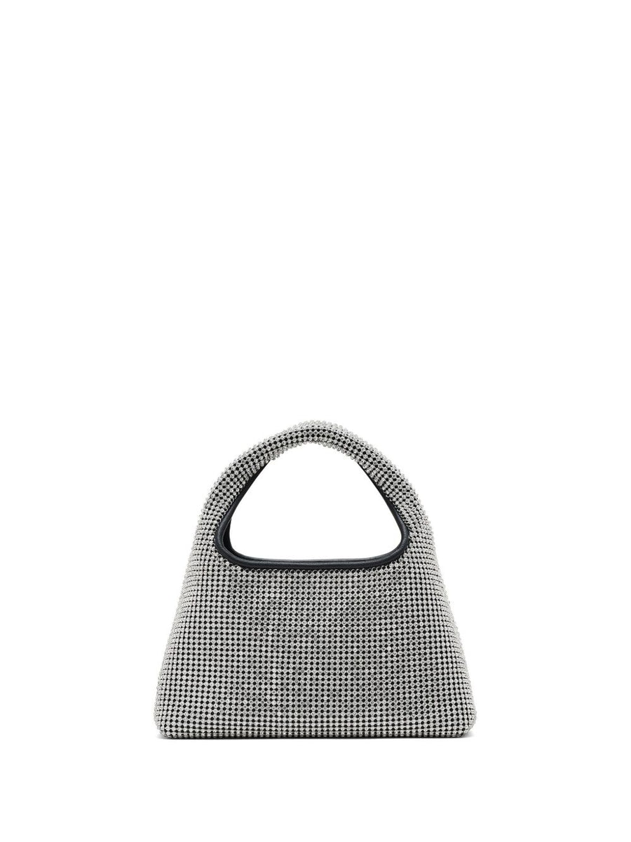 Marc Jacobs Rhinestone Mini Sack Bag Glamorous Crystal Evening Handbag For Women