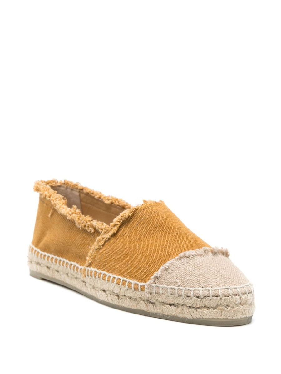 Castañer Kampala Flat Espadrille for Women Beige Canvas Upper Raffia Sole Casual Chic Everyday Luxury Comfort