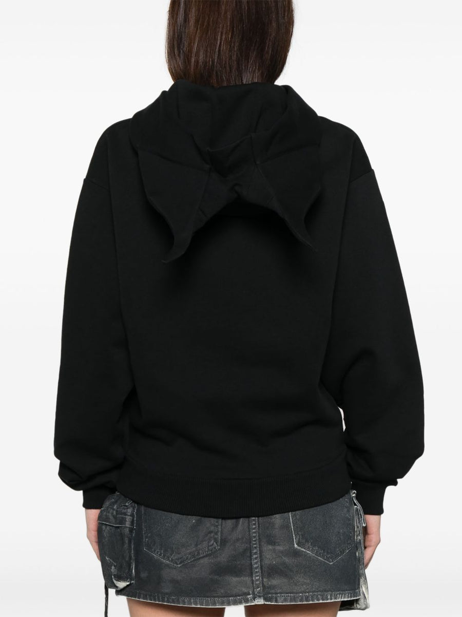 Maleficent Cotton Hoodie By Disney X Coperni For Fans Unisex Black With Front Pocket And Organic Cotton Blend