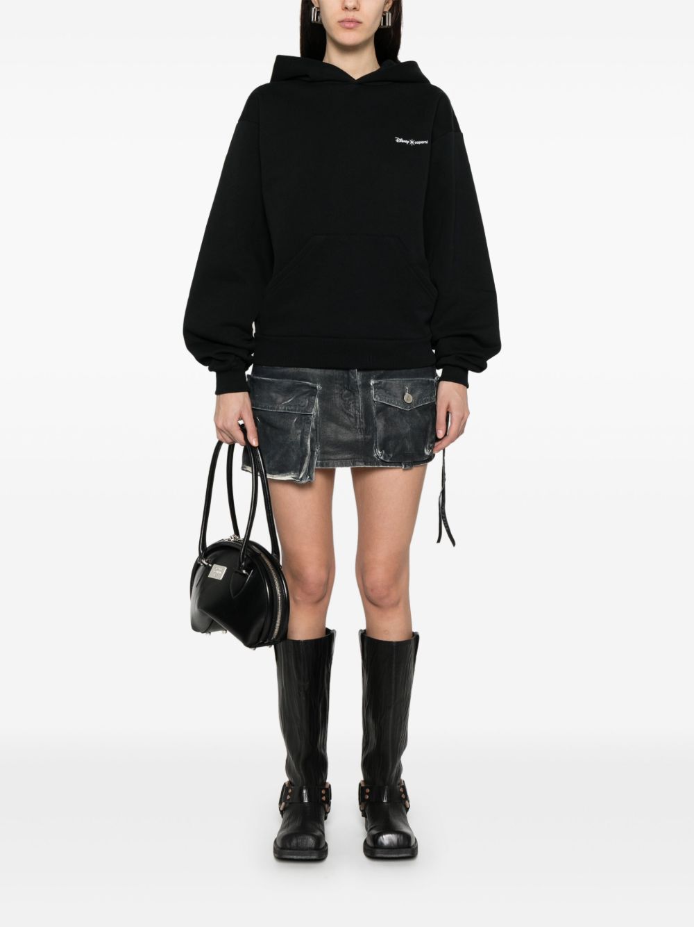 Disney X Coperni Maleficent cotton hoodie