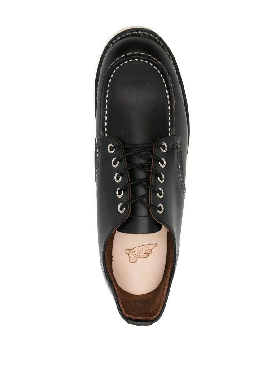 Red Wing Shop Moc Oxford Boots Calf Leather Black Suede Lining