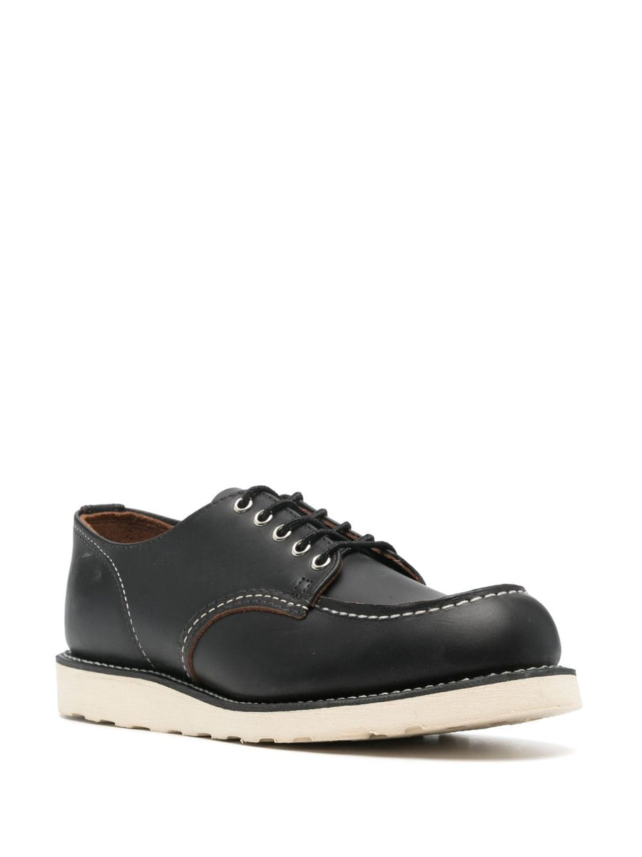 Red Wing Shop Moc Oxford Boots Calf Leather Black Suede Lining