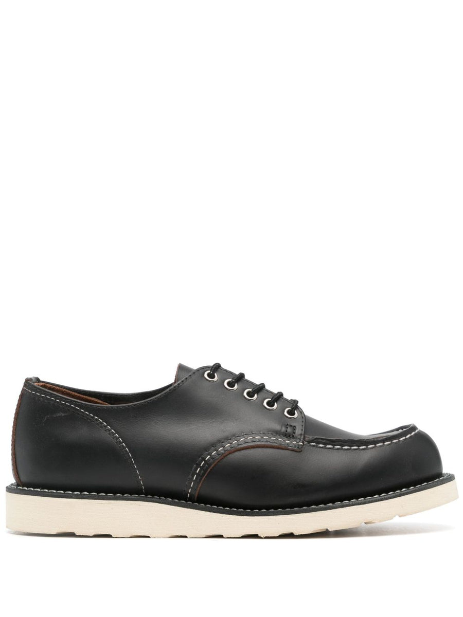 Red Wing Shop Moc Oxford Boots Calf Leather Black Suede Lining
