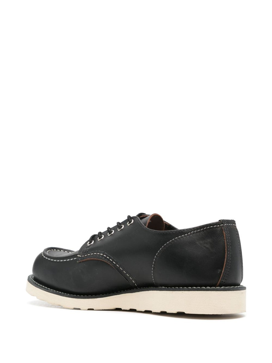 Red Wing Shop Moc Oxford Boots Calf Leather Black Suede Lining