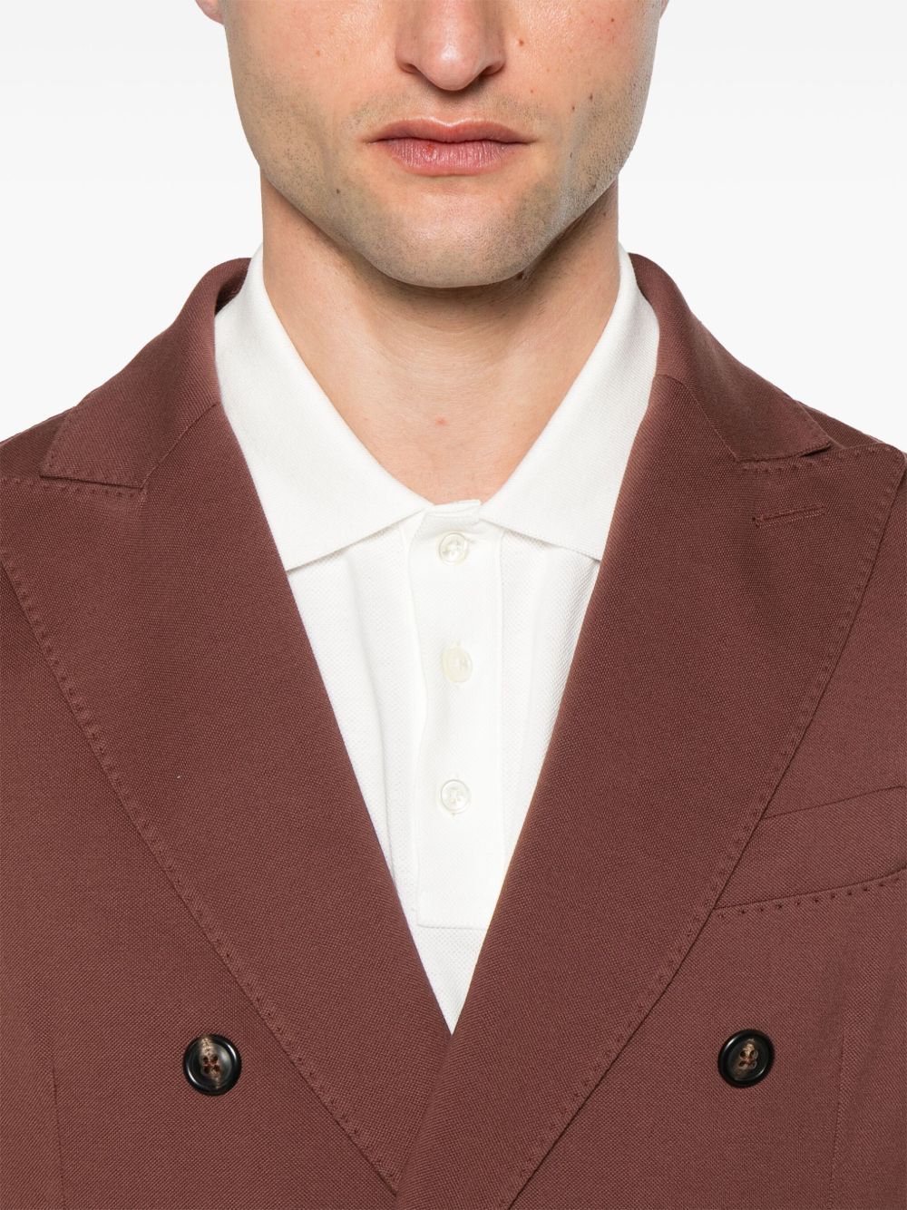 Circolo 1901 English rear vents Cotton double-breasted jacket