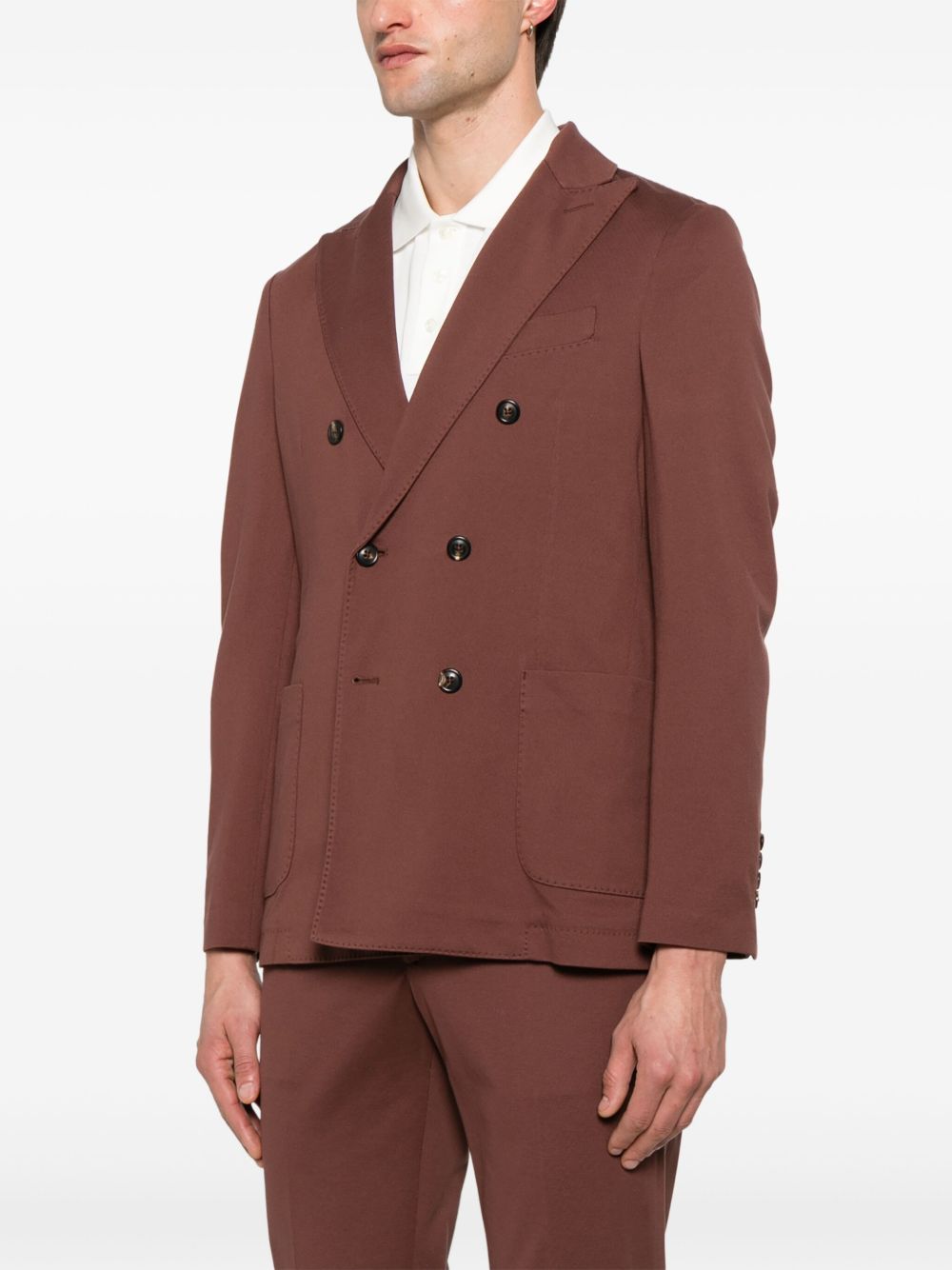 Circolo 1901 English rear vents Cotton double-breasted jacket