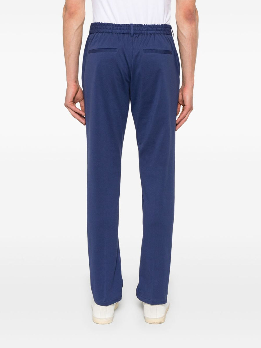 Circolo 1901 Cotton Trousers With Stretch For Modern Men Royal Blue Smart Casual
