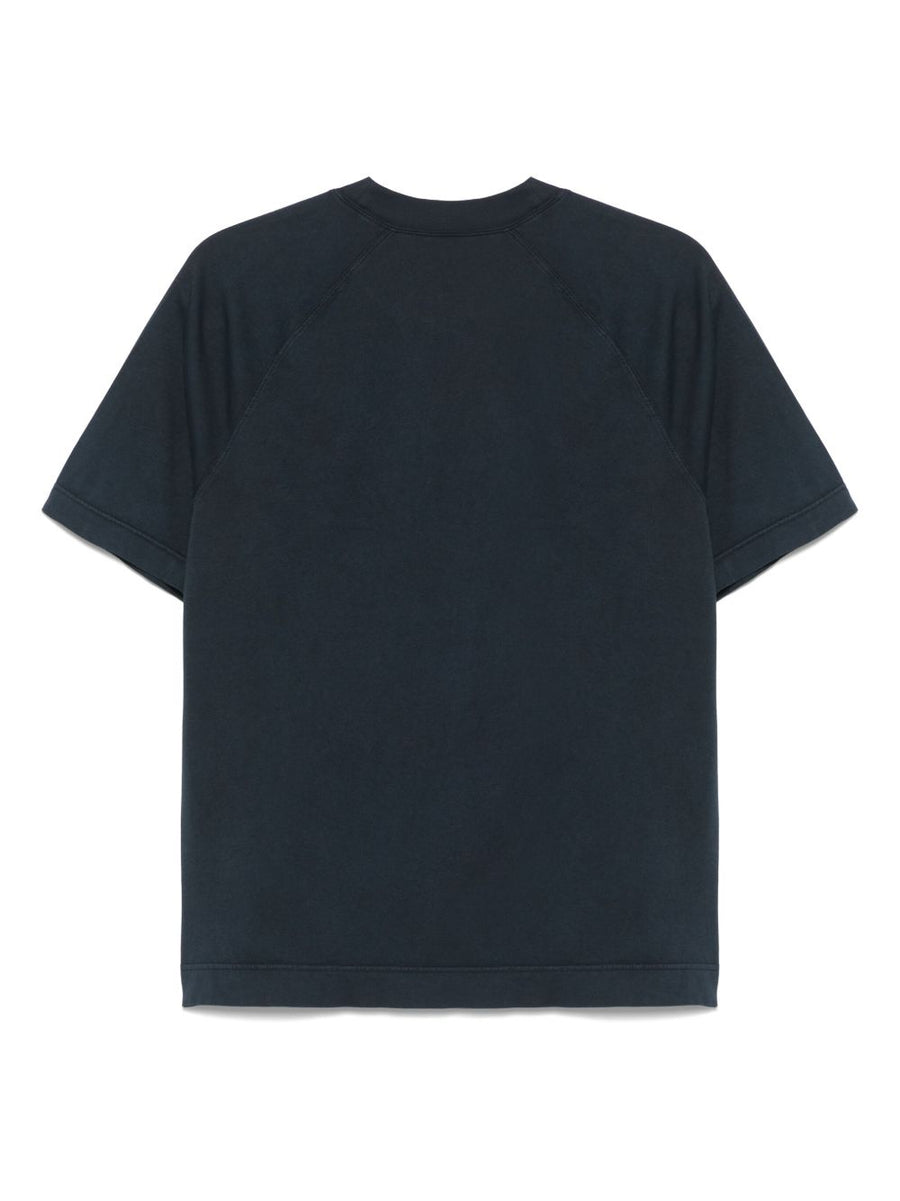 Circolo 1901 Cotton T Shirt Men Oxford Blue Versatile Everyday Wardrobe Staple Casual Wear Essential