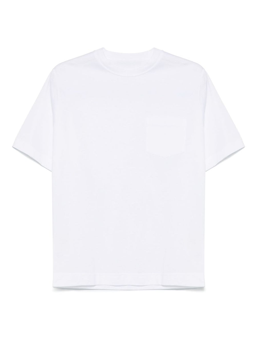 Circolo 1901 Cotton T Shirt For Men Timeless Everyday Essential With Crew Neck Patch Pocket