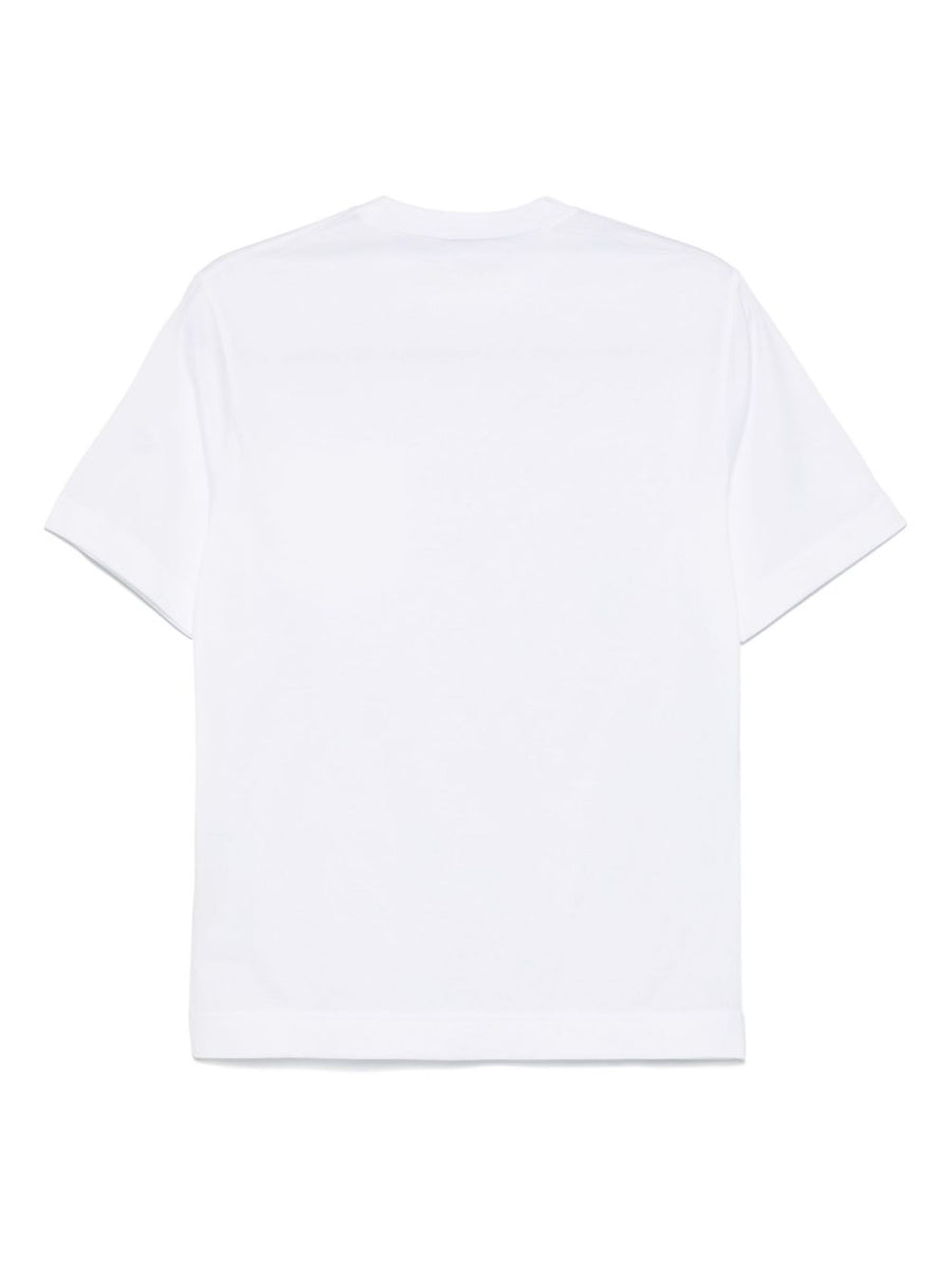 Circolo 1901 Cotton T Shirt For Men Timeless Everyday Essential With Crew Neck Patch Pocket