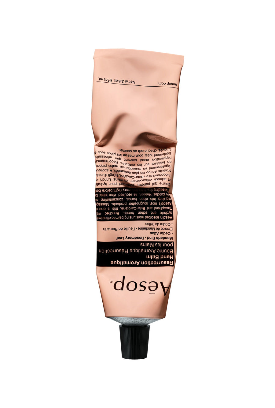 AESOP Resurrection Aromatique Hand Balm Nourishing Moisturizer For Dry Skin On The Go Luxury Skincare