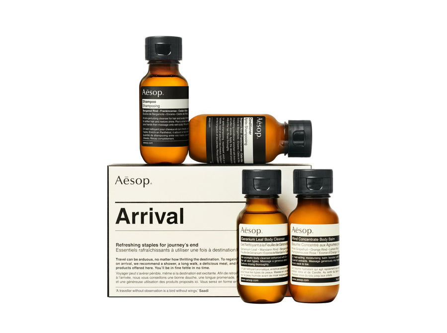AESOP Arrival Travel Kit For Women Lux Travel Essentials With Refined On The Go Design Spring Summer 2025 Edition