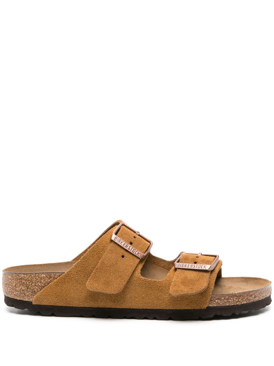 Birkenstock Arizona Suede Sandals for Women With Moulded Footbed and Double Buckle