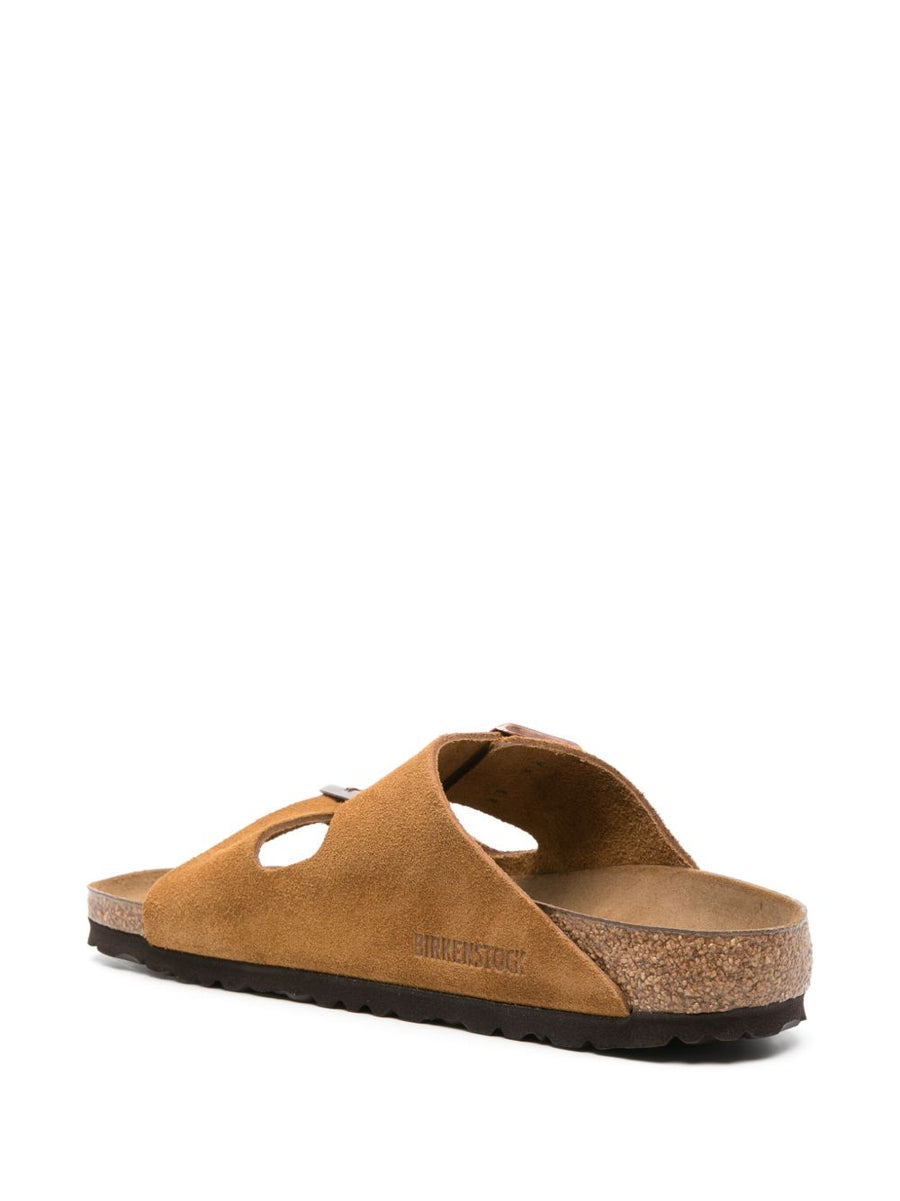 Birkenstock Arizona Suede Sandals for Women With Moulded Footbed and Double Buckle