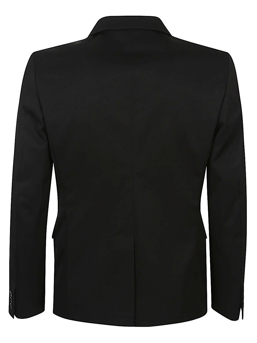 Comme Des Garcons Reversible Black Blazer For Men Two Sided Premium Tailoring Oversized Fit
