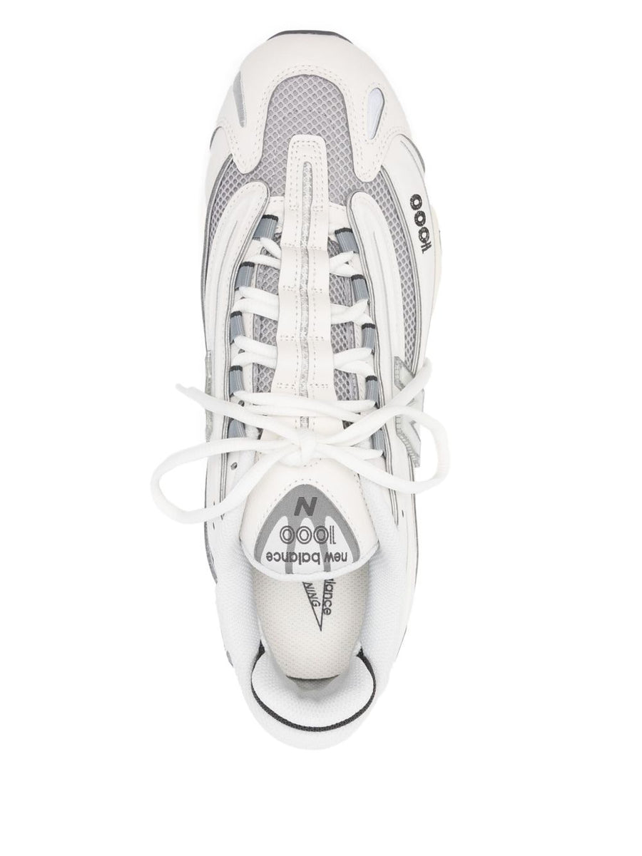 New Balance 1000 Sneakers For Men Premium Grey Calf Leather ABZORB Cushioning All Season Ready