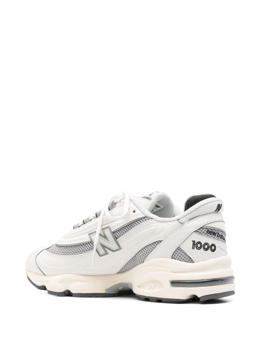 New Balance 1000 Sneakers For Men Premium Grey Calf Leather ABZORB Cushioning All Season Ready