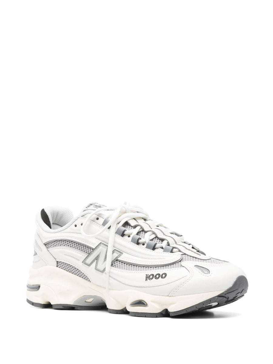 New Balance 1000 Sneakers For Men Premium Grey Calf Leather ABZORB Cushioning All Season Ready