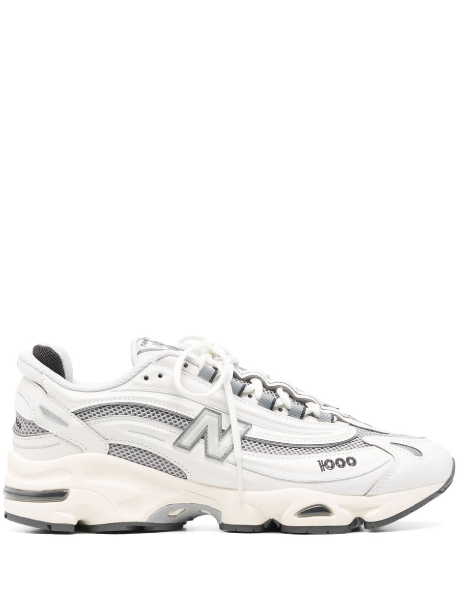 New Balance 1000 Sneakers For Men Premium Grey Calf Leather ABZORB Cushioning All Season Ready