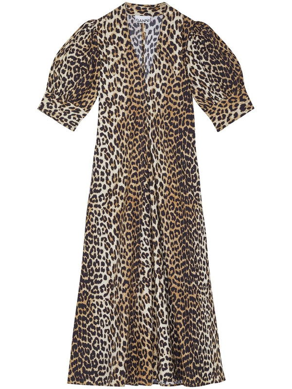 Ganni Conscious Criteria page Organic cotton maxi dress