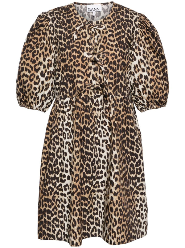 Ganni Conscious Criteria page Organic cotton mini dress
