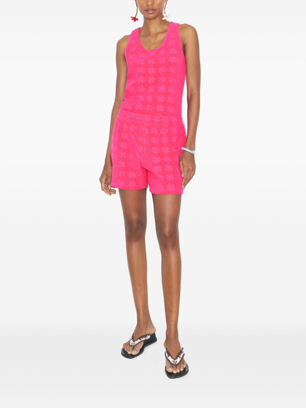 Tory Burch Logo cotton shorts