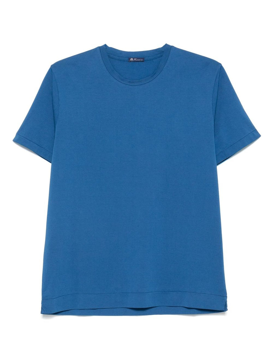 Finamore 1925 Napoli Cotton T Shirt For Men Luxurious 100 Percent Cotton Crew Neck Everyday Wardrobe Staple