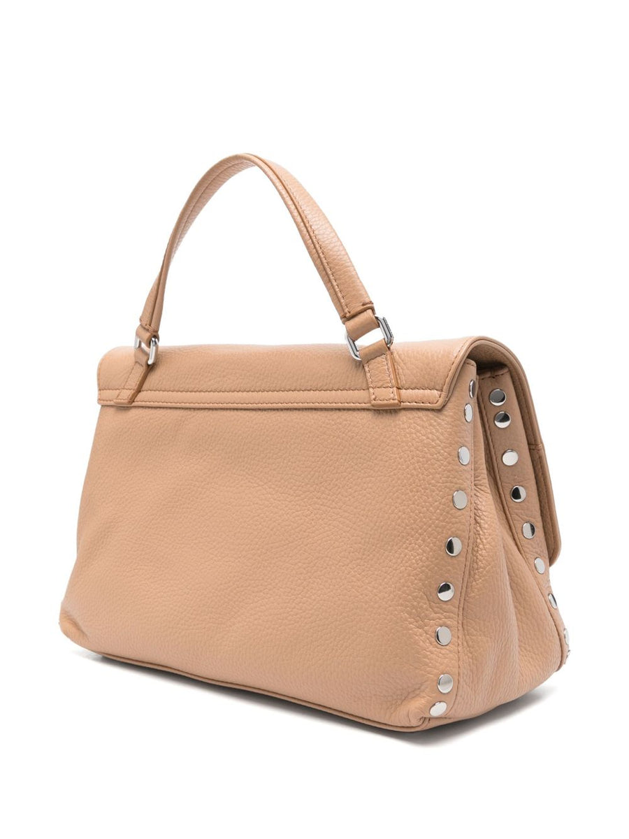 Zanellato Postina Daily Calfskin Handbag for Women with Twist Lock Structured Luxury Bag