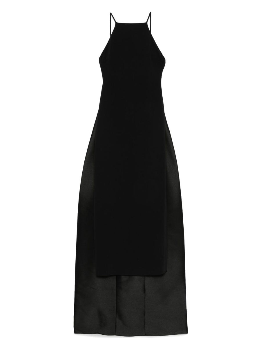 Solace London Ulla Maxi Dress For Women Luxurious Elegant Eveningwear With Veil Detail And Concealed Zip