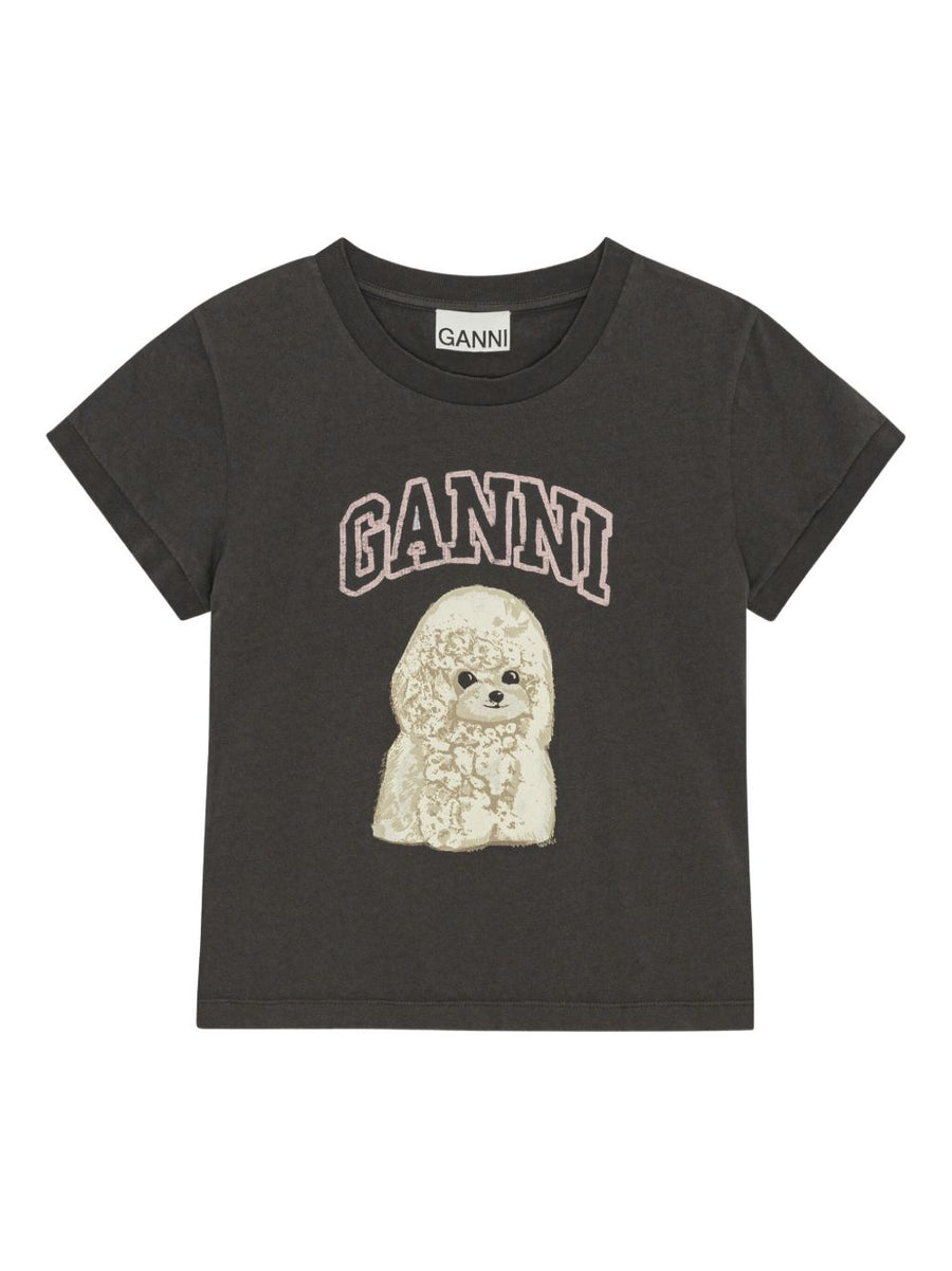 GANNI T-shirts and Polos DARK GREY