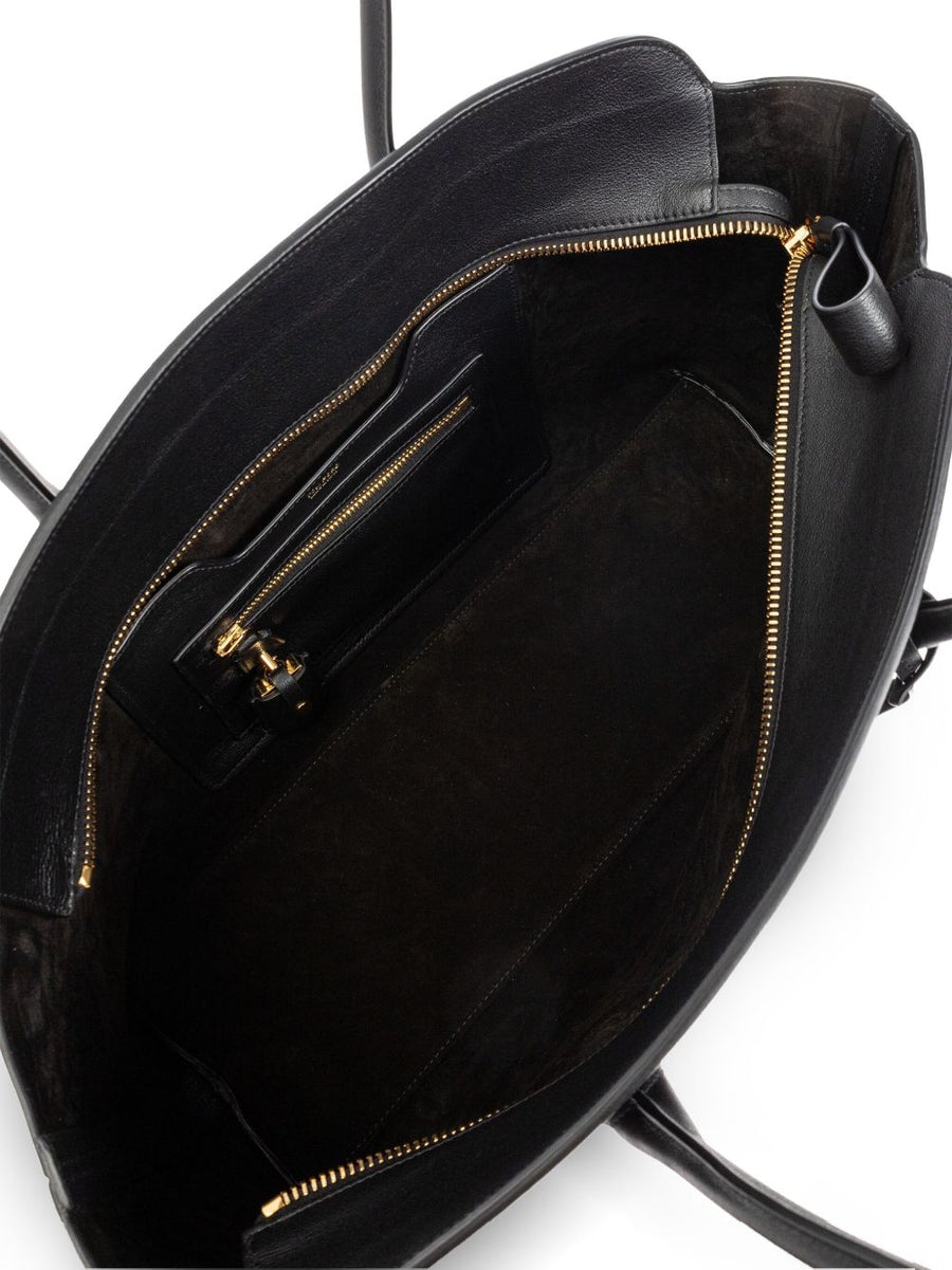 Tom Ford Structured Tote Bag Calf Leather Luxury For Women Everyday Shopper Premium Quality