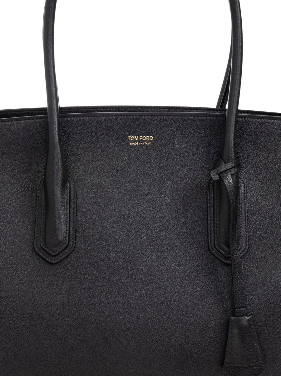 Tom Ford Structured Tote Bag Calf Leather Luxury For Women Everyday Shopper Premium Quality
